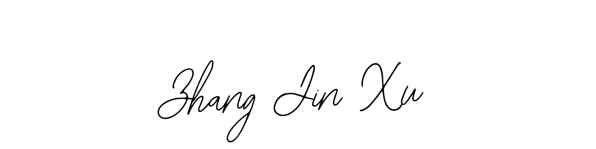 Similarly Bearetta-2O07w is the best handwritten signature design. Signature creator online .You can use it as an online autograph creator for name Zhang Jin Xu. Zhang Jin Xu signature style 12 images and pictures png