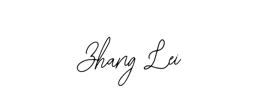 How to make Zhang Lei signature? Bearetta-2O07w is a professional autograph style. Create handwritten signature for Zhang Lei name. Zhang Lei signature style 12 images and pictures png