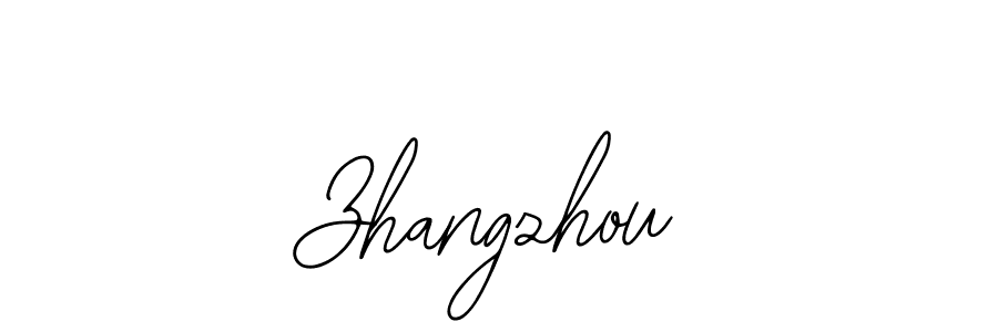 You should practise on your own different ways (Bearetta-2O07w) to write your name (Zhangzhou) in signature. don't let someone else do it for you. Zhangzhou signature style 12 images and pictures png