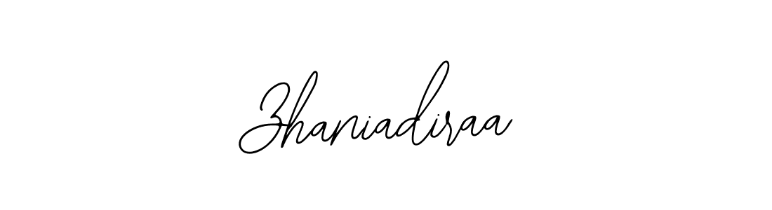 How to make Zhaniadiraa signature? Bearetta-2O07w is a professional autograph style. Create handwritten signature for Zhaniadiraa name. Zhaniadiraa signature style 12 images and pictures png