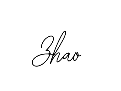 Create a beautiful signature design for name Zhao. With this signature (Bearetta-2O07w) fonts, you can make a handwritten signature for free. Zhao signature style 12 images and pictures png