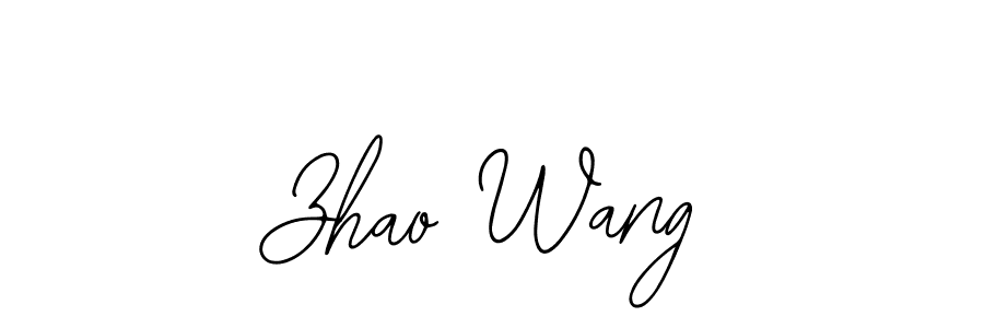 Similarly Bearetta-2O07w is the best handwritten signature design. Signature creator online .You can use it as an online autograph creator for name Zhao Wang. Zhao Wang signature style 12 images and pictures png