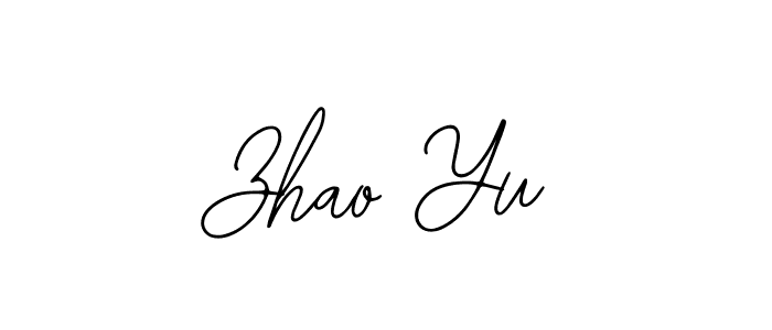 Create a beautiful signature design for name Zhao Yu. With this signature (Bearetta-2O07w) fonts, you can make a handwritten signature for free. Zhao Yu signature style 12 images and pictures png