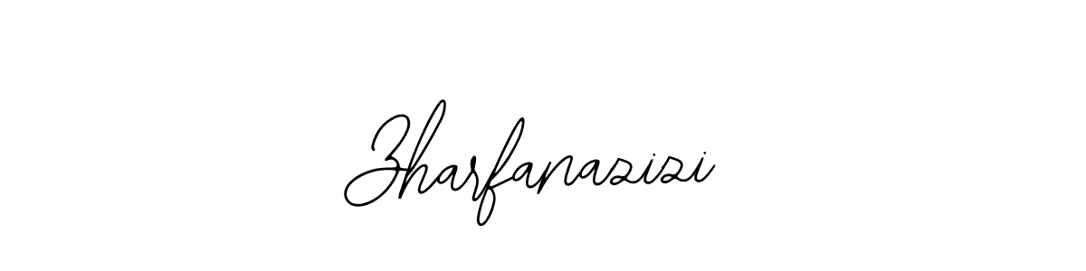 You should practise on your own different ways (Bearetta-2O07w) to write your name (Zharfanazizi) in signature. don't let someone else do it for you. Zharfanazizi signature style 12 images and pictures png