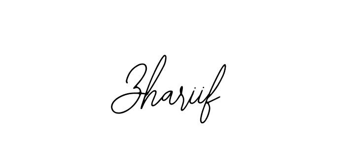 Make a beautiful signature design for name Zhariif. Use this online signature maker to create a handwritten signature for free. Zhariif signature style 12 images and pictures png