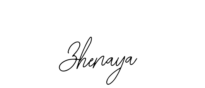 Make a beautiful signature design for name Zhenaya. With this signature (Bearetta-2O07w) style, you can create a handwritten signature for free. Zhenaya signature style 12 images and pictures png