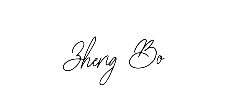 Zheng Bo stylish signature style. Best Handwritten Sign (Bearetta-2O07w) for my name. Handwritten Signature Collection Ideas for my name Zheng Bo. Zheng Bo signature style 12 images and pictures png