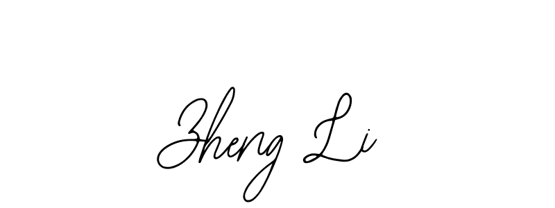 Use a signature maker to create a handwritten signature online. With this signature software, you can design (Bearetta-2O07w) your own signature for name Zheng Li. Zheng Li signature style 12 images and pictures png