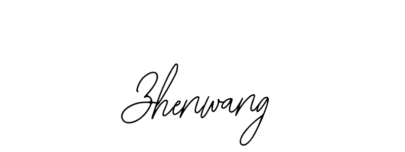 if you are searching for the best signature style for your name Zhenwang. so please give up your signature search. here we have designed multiple signature styles  using Bearetta-2O07w. Zhenwang signature style 12 images and pictures png