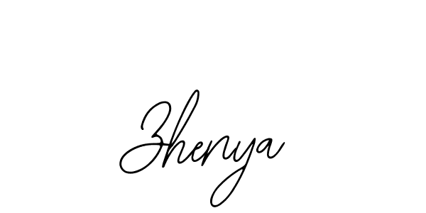 You should practise on your own different ways (Bearetta-2O07w) to write your name (Zhenya) in signature. don't let someone else do it for you. Zhenya signature style 12 images and pictures png