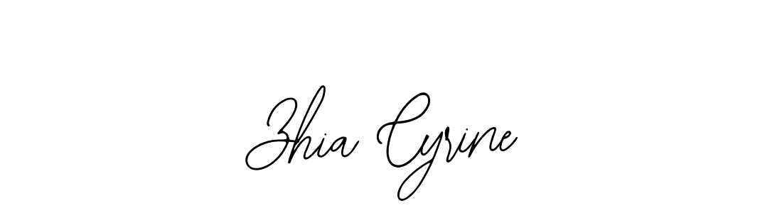 Design your own signature with our free online signature maker. With this signature software, you can create a handwritten (Bearetta-2O07w) signature for name Zhia Cyrine. Zhia Cyrine signature style 12 images and pictures png