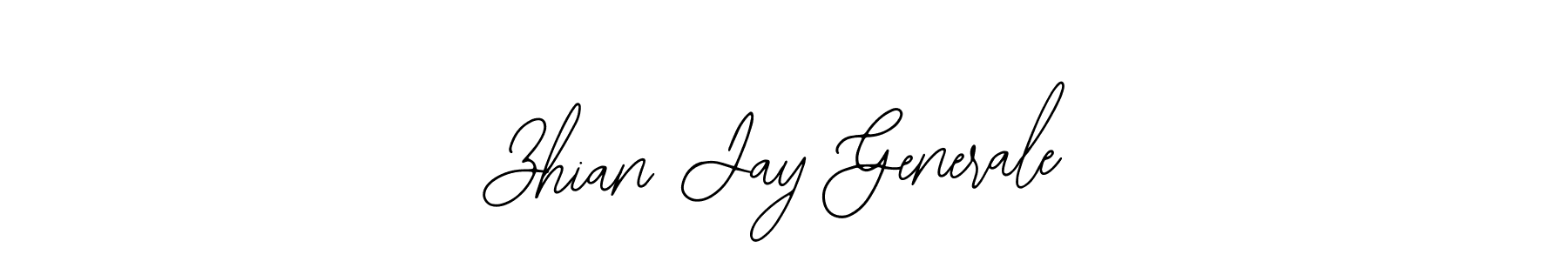 if you are searching for the best signature style for your name Zhian Jay Generale. so please give up your signature search. here we have designed multiple signature styles  using Bearetta-2O07w. Zhian Jay Generale signature style 12 images and pictures png