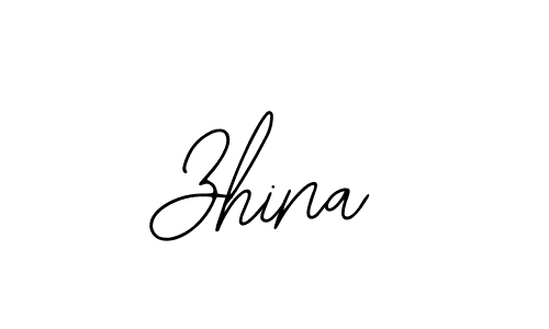 Use a signature maker to create a handwritten signature online. With this signature software, you can design (Bearetta-2O07w) your own signature for name Zhina. Zhina signature style 12 images and pictures png