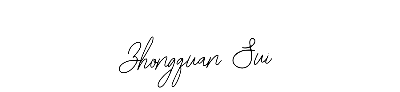 Similarly Bearetta-2O07w is the best handwritten signature design. Signature creator online .You can use it as an online autograph creator for name Zhongquan Sui. Zhongquan Sui signature style 12 images and pictures png
