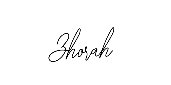 Zhorah stylish signature style. Best Handwritten Sign (Bearetta-2O07w) for my name. Handwritten Signature Collection Ideas for my name Zhorah. Zhorah signature style 12 images and pictures png