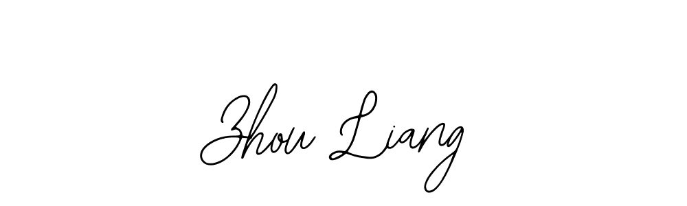 Also we have Zhou Liang name is the best signature style. Create professional handwritten signature collection using Bearetta-2O07w autograph style. Zhou Liang signature style 12 images and pictures png