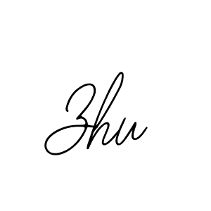 Create a beautiful signature design for name Zhu. With this signature (Bearetta-2O07w) fonts, you can make a handwritten signature for free. Zhu signature style 12 images and pictures png