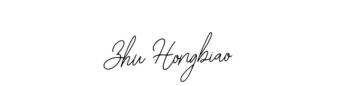 Create a beautiful signature design for name Zhu Hongbiao. With this signature (Bearetta-2O07w) fonts, you can make a handwritten signature for free. Zhu Hongbiao signature style 12 images and pictures png