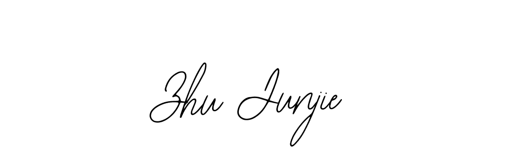 Design your own signature with our free online signature maker. With this signature software, you can create a handwritten (Bearetta-2O07w) signature for name Zhu Junjie. Zhu Junjie signature style 12 images and pictures png