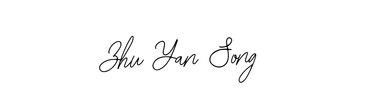 Bearetta-2O07w is a professional signature style that is perfect for those who want to add a touch of class to their signature. It is also a great choice for those who want to make their signature more unique. Get Zhu Yan Song name to fancy signature for free. Zhu Yan Song signature style 12 images and pictures png