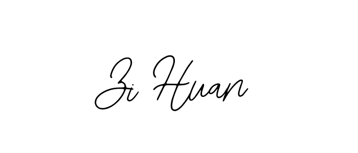 How to make Zi Huan name signature. Use Bearetta-2O07w style for creating short signs online. This is the latest handwritten sign. Zi Huan signature style 12 images and pictures png