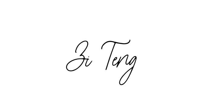 Use a signature maker to create a handwritten signature online. With this signature software, you can design (Bearetta-2O07w) your own signature for name Zi Teng. Zi Teng signature style 12 images and pictures png