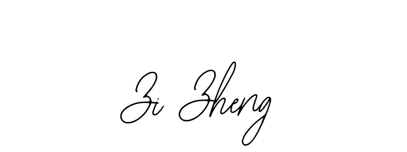 Use a signature maker to create a handwritten signature online. With this signature software, you can design (Bearetta-2O07w) your own signature for name Zi Zheng. Zi Zheng signature style 12 images and pictures png