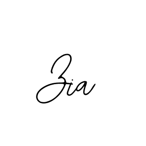Design your own signature with our free online signature maker. With this signature software, you can create a handwritten (Bearetta-2O07w) signature for name Zia. Zia signature style 12 images and pictures png