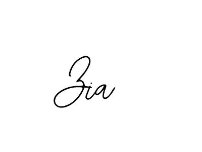 Design your own signature with our free online signature maker. With this signature software, you can create a handwritten (Bearetta-2O07w) signature for name Zia . Zia  signature style 12 images and pictures png