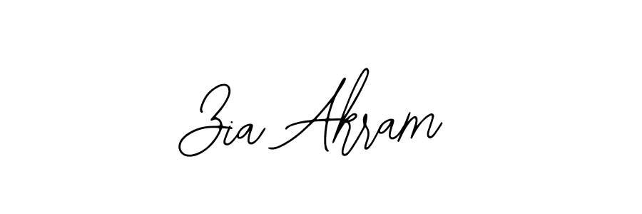 Use a signature maker to create a handwritten signature online. With this signature software, you can design (Bearetta-2O07w) your own signature for name Zia Akram. Zia Akram signature style 12 images and pictures png