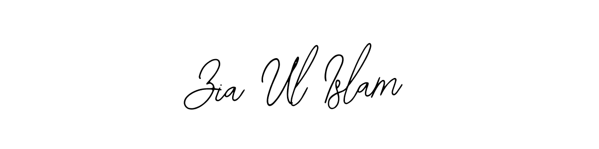 Bearetta-2O07w is a professional signature style that is perfect for those who want to add a touch of class to their signature. It is also a great choice for those who want to make their signature more unique. Get Zia Ul Islam name to fancy signature for free. Zia Ul Islam signature style 12 images and pictures png