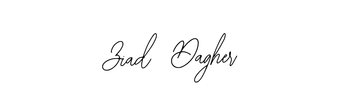 Make a beautiful signature design for name Ziad  Dagher. With this signature (Bearetta-2O07w) style, you can create a handwritten signature for free. Ziad  Dagher signature style 12 images and pictures png