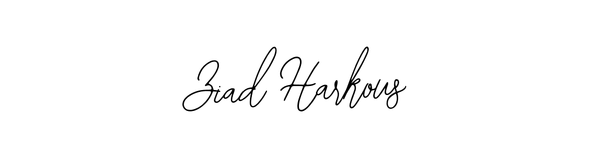 How to make Ziad Harkous name signature. Use Bearetta-2O07w style for creating short signs online. This is the latest handwritten sign. Ziad Harkous signature style 12 images and pictures png