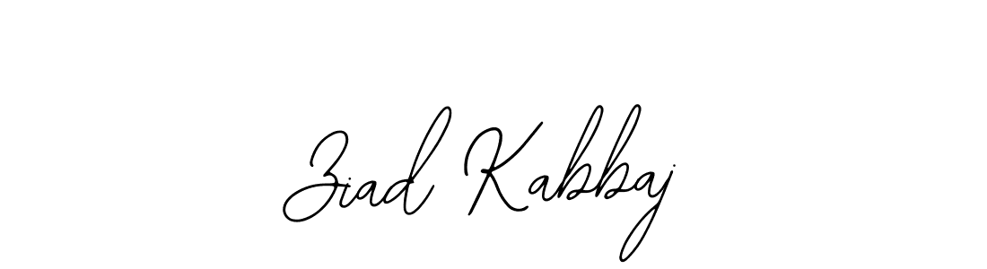 Ziad Kabbaj stylish signature style. Best Handwritten Sign (Bearetta-2O07w) for my name. Handwritten Signature Collection Ideas for my name Ziad Kabbaj. Ziad Kabbaj signature style 12 images and pictures png