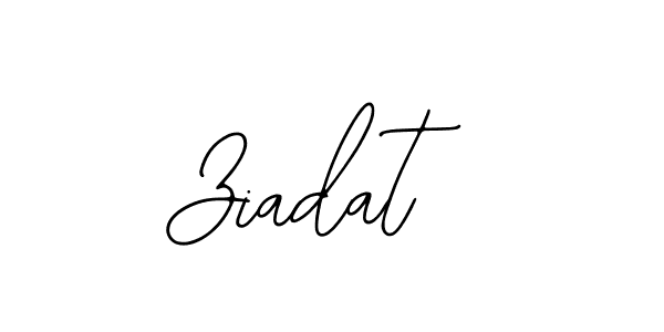 How to make Ziadat signature? Bearetta-2O07w is a professional autograph style. Create handwritten signature for Ziadat name. Ziadat signature style 12 images and pictures png