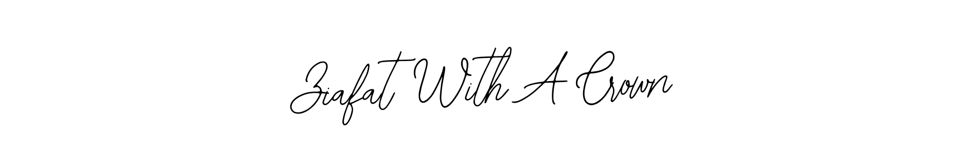 if you are searching for the best signature style for your name Ziafat With A Crown. so please give up your signature search. here we have designed multiple signature styles  using Bearetta-2O07w. Ziafat With A Crown signature style 12 images and pictures png