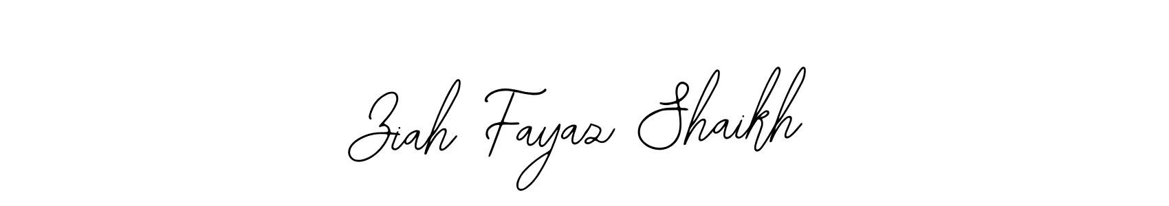 Best and Professional Signature Style for Ziah Fayaz Shaikh. Bearetta-2O07w Best Signature Style Collection. Ziah Fayaz Shaikh signature style 12 images and pictures png