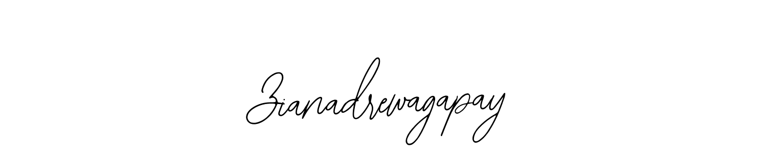 Use a signature maker to create a handwritten signature online. With this signature software, you can design (Bearetta-2O07w) your own signature for name Zianadrewagapay. Zianadrewagapay signature style 12 images and pictures png