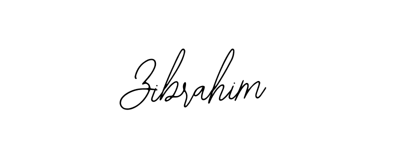 You should practise on your own different ways (Bearetta-2O07w) to write your name (Zibrahim) in signature. don't let someone else do it for you. Zibrahim signature style 12 images and pictures png