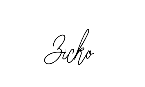 Make a beautiful signature design for name Zicko. With this signature (Bearetta-2O07w) style, you can create a handwritten signature for free. Zicko signature style 12 images and pictures png
