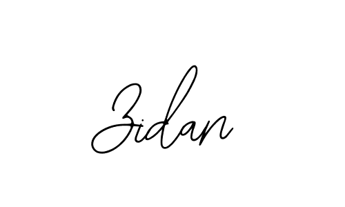 Design your own signature with our free online signature maker. With this signature software, you can create a handwritten (Bearetta-2O07w) signature for name Zidan. Zidan signature style 12 images and pictures png