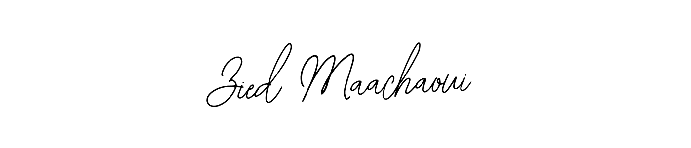 Use a signature maker to create a handwritten signature online. With this signature software, you can design (Bearetta-2O07w) your own signature for name Zied Maachaoui. Zied Maachaoui signature style 12 images and pictures png