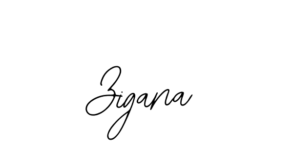 How to make Zigana name signature. Use Bearetta-2O07w style for creating short signs online. This is the latest handwritten sign. Zigana signature style 12 images and pictures png