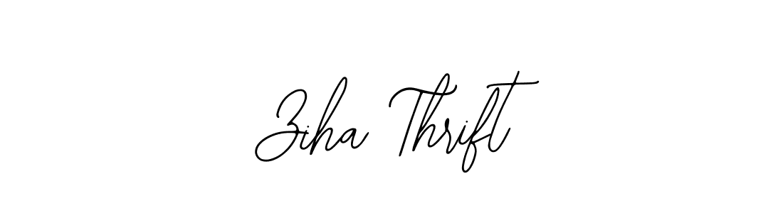 How to make Ziha Thrift signature? Bearetta-2O07w is a professional autograph style. Create handwritten signature for Ziha Thrift name. Ziha Thrift signature style 12 images and pictures png