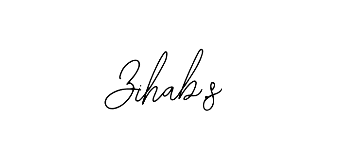 Design your own signature with our free online signature maker. With this signature software, you can create a handwritten (Bearetta-2O07w) signature for name Zihab.s. Zihab.s signature style 12 images and pictures png