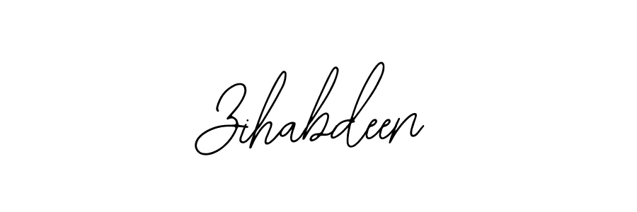 Make a beautiful signature design for name Zihabdeen. With this signature (Bearetta-2O07w) style, you can create a handwritten signature for free. Zihabdeen signature style 12 images and pictures png