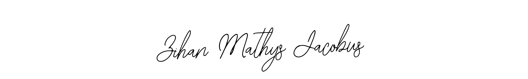 Also we have Zihan Mathys Jacobus name is the best signature style. Create professional handwritten signature collection using Bearetta-2O07w autograph style. Zihan Mathys Jacobus signature style 12 images and pictures png