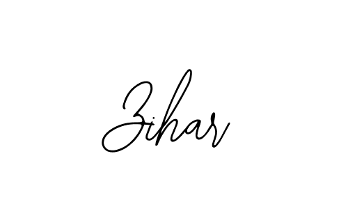 How to make Zihar signature? Bearetta-2O07w is a professional autograph style. Create handwritten signature for Zihar name. Zihar signature style 12 images and pictures png