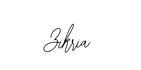 How to make Zikria signature? Bearetta-2O07w is a professional autograph style. Create handwritten signature for Zikria name. Zikria signature style 12 images and pictures png