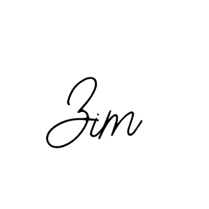 Make a beautiful signature design for name Zim. With this signature (Bearetta-2O07w) style, you can create a handwritten signature for free. Zim signature style 12 images and pictures png
